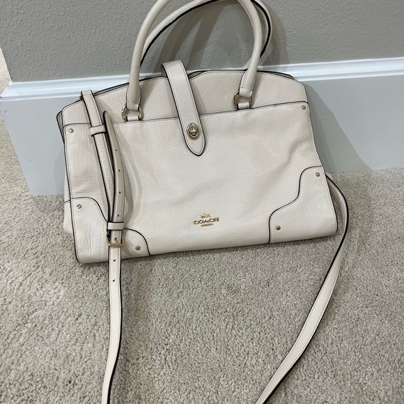 Brand new, never used coach handbag, off-white. - Picture 8 of 8